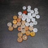 10pc 13mm Gem Stone Flower Bead Components Natural Stone Beads