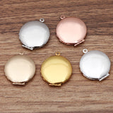 10pc Round Filigree Essential Oil Aromatherapy Diffuser Perfume Locket Pendant