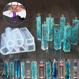 10pc/5pc/3pc Resin Molds Pendant Assorted Shapes Silicone Pendant DIY Molds