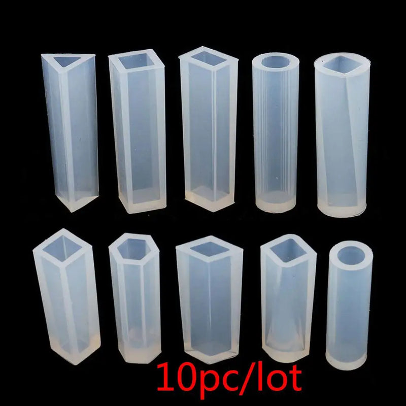 10pc/5pc/3pc Resin Molds Pendant Assorted Shapes Silicone Pendant DIY Molds