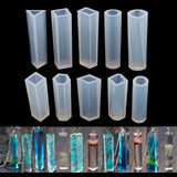 10pc/5pc/3pc Resin Molds Pendant Assorted Shapes Silicone Pendant DIY Molds