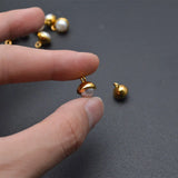 Button Shape Natural Pearl Charms 10pc for Bracelets Necklace Making