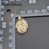 10pc CZ Paved Jesus Charms Metal Pendant DIY Necklace for Jewelry Making