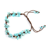 10pc Braided Stone Beads Bracelet Chakra Bangle Jewelry