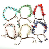 10pc Braided Stone Beads Bracelet Chakra Bangle Jewelry