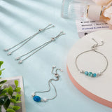 10pc Brass Crystal Rhinestone Adjustable Bracelet Chains Slider