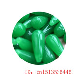 10pc Green Jade Water Drop Pendant Beads DIY Jewellery Accessories