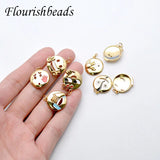 10pc Brass Charms Pendant for DIY Earrings 13x20mm
