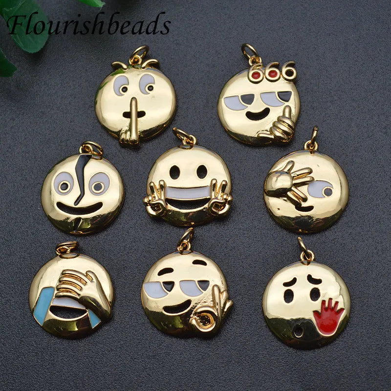 10pc Brass Charms Pendant for DIY Earrings 13x20mm