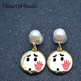 10pc Brass Charms Pendant for DIY Earrings 13x20mm