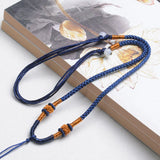 10pc Hand-woven Necklace Rope Jade Pendant Line Hetian Jade Lanyard 8*8