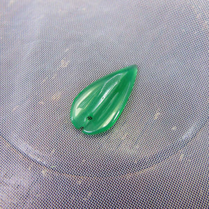 10pc Bamboo Leaf Gemstone Beads DIY Jewelry Making Natural Stone Beads