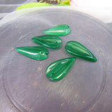10pc Bamboo Leaf Gemstone Beads DIY Jewelry Making Natural Stone Beads