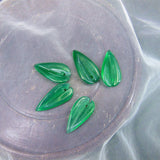 10pc Bamboo Leaf Gemstone Beads DIY Jewelry Making Natural Stone Beads