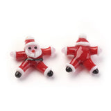 10pc Christmas Snowman/tree Lampwork Beads for DIY Craft Bracelet Making