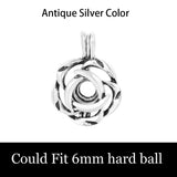10pc Mixed Pearl Cage Locket Pendants Aromatherapy Oil Diffuser Necklace