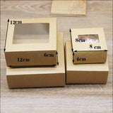 10pc Window Box Jewelry Packing Box Wedding Favors Decoration Party Supplies