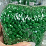 10pc A Green Jade Water Drop Beads DIY Bracelet Bangle