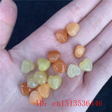 10pc Natural Jade Lucky Love Beads Bracelet DIY Chinese Necklace Jewellery