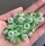 10pc Natural Green Jade 12mm Beads DIY Bracelet Bangle Jadeite Jewellery