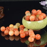 Natural Rose Jade Beads Bracelet DIY Hand Knitted Amulet Women
