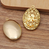 10pc Metal Filigree Aromatherapy Diffuser Perfume Locket Pendant