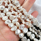 10pcs Baroque Petal Pearl Loose Beads for Jewelry Making