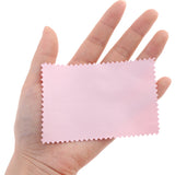 10pc Silver Polishing Cloth Soft Clean Wiping Cloth for Silver Jewelry