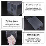 10pc Transparent PVC Box Wedding Favor Candy Jewelry Storage Container