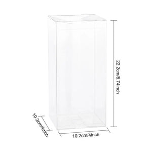 10pc Transparent PVC Box Wedding Favor Candy Jewelry Storage Container