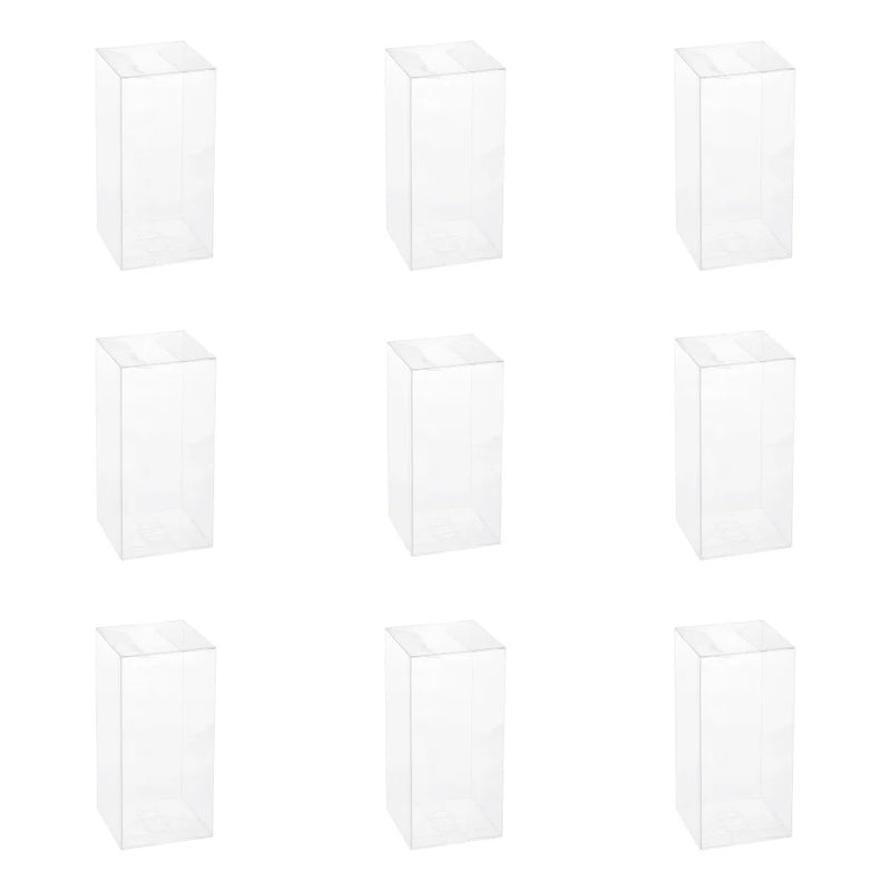 10pc Transparent PVC Box Wedding Favor Candy Jewelry Storage Container