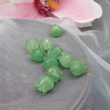 10pc Tulip Gem Stone Flower Bead Natural Stone Beads DIY Bracelet DYL0085