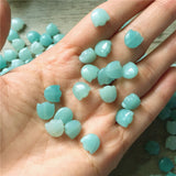 10pc Tulip Gem Stone Flower Bead Natural Stone Beads For Jewelry Making