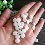 10pc Tulip Gem Stone Flower Bead Natural Stone Beads For Jewelry Making