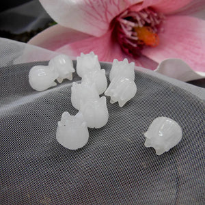 10pc Tulip Gem Stone Flower Bead Natural Stone Beads DIY Bracelet DYL0085