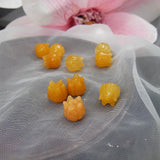 10pc Tulip Natural Stone Beads DIY Bracelet Accessory Pierre Naturelle DYL0085