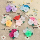 10pcs 22mm Clay Soft Ceramic Flower Beads Craft Phone Case Decoration