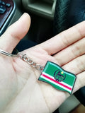 Chechen Republic Of Ichkeria Keychain T-Shirt Necklace Bundle