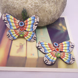 10pc Polymer Clay Butterfly Beads for Kids Pendant Necklace DIY