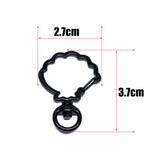 Shell Keychains Lobster Clasps Hooks Key Chain Rings DIY Trinkets