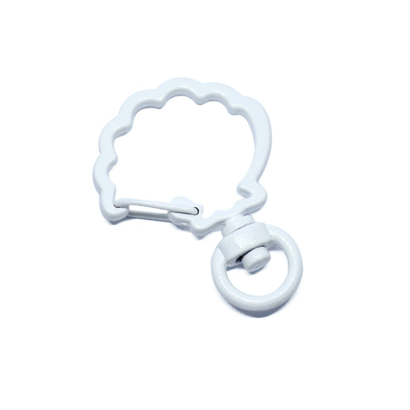 Shell Keychains Lobster Clasps Hooks Key Chain Rings DIY Trinkets