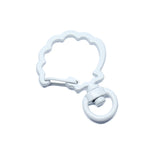 Shell Keychains Lobster Clasps Hooks Key Chain Rings DIY Trinkets