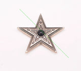 10pc Solid Western Cowboy Star Leathercraft Concho Screwback