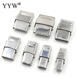 10pc Stainless Steel Magnetic Clasps Watch Band for Leather Cord Bracelet