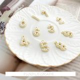 10pcs 0-9 Digital Pendant DIY Earring Necklace 1314 Material