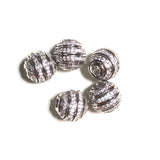 10pcs Disco Ball Spacers Beads for Bracelet Making Rhinestone Paved Jewelry