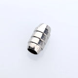 10pcs 10 * 20mm Magnetic Clasp Bracelet Necklace Buckle Leather Rope 6g