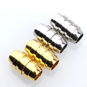 10pcs 10 * 20mm Magnetic Clasp Bracelet Necklace Buckle Leather Rope 6g