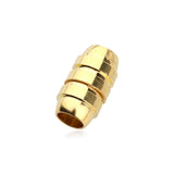 10pcs 10 * 20mm Magnetic Clasp Bracelet Necklace Buckle Leather Rope 6g