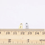 10pcs Stainless Steel High Lock Charms Pendant DIY Jewelry 2 Colors